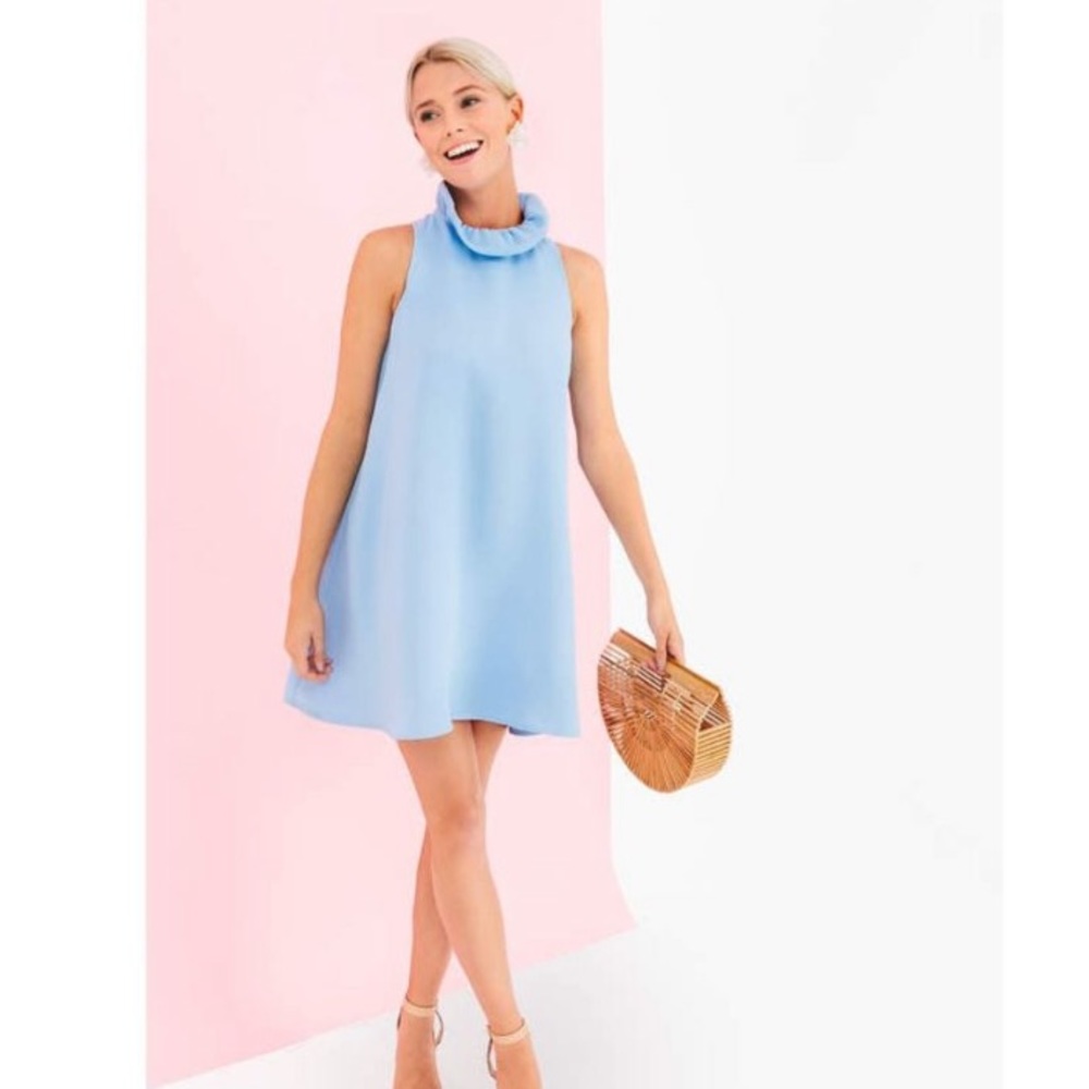 Pomander Place Tuckernuck Blythe dress in baby blue XS
